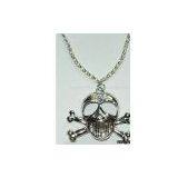 Sell Metal Skull and Crossbones Necklace thumbnail-1