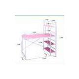 Simple Free Standing Display Rack , Salable Computer Table With Bookshelf DX-432B thumbnail-1