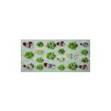 Lovable Japan Style 3D Fuzzy Stickers Layered Christmas Tree Felt Stickers For Children thumbnail-1