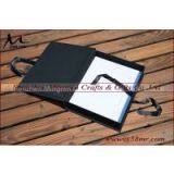 Leahter Fabric Linen Photo Album Storage Packaging Box thumbnail-3