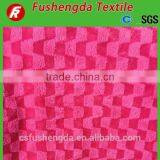 100% Polyester Brushed Wave Shape pv Plush Fabric