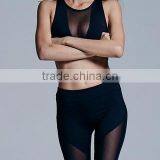 OEM Services Front Mesh Wholese Sports Bra Mositure Wicking Nylon Spandex Custom Women Sports Bra thumbnail-1