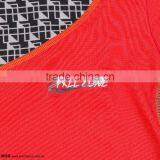 U Neck 2 Tone Color Women Wear thumbnail-3