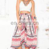 New Fashion Skirt in Red Print Boho Long Maxi Skirt, Latest Long Skirt Design thumbnail-2