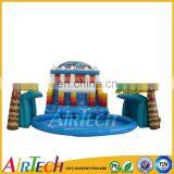 Colorful Inflatable Theme Park on Land