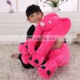 Lovely Promotion Gifts Soft Animal Stuffed Colorful Elephant Soft Pillow Plush Toys thumbnail-4