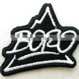 Wholesale badge embroidery patch clothing embroidery patch custom