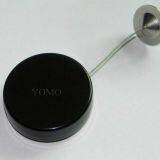 Round Anti-theft Recoil Pull Box With Adjustable Wire Loop Lanyard thumbnail-2