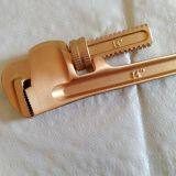 Non Sparking Safety Tools Adjustable Pipe Wrench Spanner 14 thumbnail-2