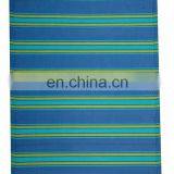 Indoor or Patio Medium Rug Blue Outdoor Stripe Pattern thumbnail-3