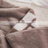 Wholesale Luxury Thick Double Layer Bonded Custom Printed Sherpa Blanket With Flannel Lined thumbnail-5