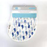 High Quality Natural Colored no Dyeing Muslin Baby Bandana Drool Bibs With 100% Organic Cotton Teething thumbnail-2