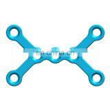 Отличное качество. 1,5 мм челюстно-лицевой пластина X-образной формы, сертифицированная по стандарту CE. Шпильки и пластины для челюстно-лицевой хирургии типа II. Титановые имплантаты