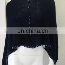 Buy Black Poncho Shawl Womens thumbnail-2
