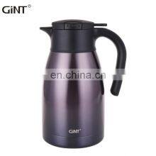 Hiking Sample Portable Modern Travel Car Hot Sale Double Wall Pump Coffee Pot Stainless Steel Vacuum Thermos Flask thumbnail-3
