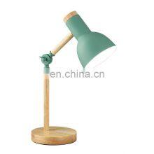 Creative Nordic Cheap Desk Lamp Wood Leg Folding Table Lamp