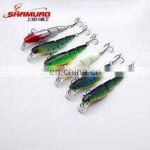 Fishing Lures Hard Baits Floating Minnow Artificial Wobblers Crankbait 3D Eyes 3 Sections Multi-section Pesca Isca Lure thumbnail-3
