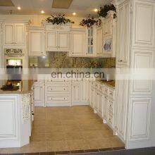 European Cherry Wood Lacquer Kitchen Cabinet Wholesale thumbnail-4