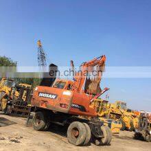 High Quality Doosan Digging Machine Dh140w-7 , Used Doosan Wheel Excavator , Doosan Dh140 Dh160 Dh210 thumbnail-4