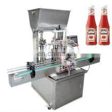 Semi-Automatic High Viscosity Peanut Butter Lotion Cream Jam Bottle Piston Pump Honey Thick Liquid Paste Filling Machine thumbnail-3