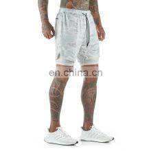 Custom Logo Men's Jogger Printing Workout Men Sport Fitness Gym Running Shorts thumbnail-2