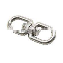 Wholesale KeyChain Hooks Stainless Steel Swivel Double End Eye Swivels Shackle Factory Rigging Hardware Chain Fittings thumbnail-3