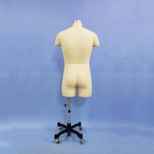 Professional Male 3/4 Body Dress Form w/ Removable Shoulders thumbnail-4