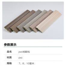 Hidden Nail PVC Baseboard LVT Stone Plastic Floor Tile Baseboard SPC Floor Baseboard Waterproof Corner Decorative Line thumbnail-5