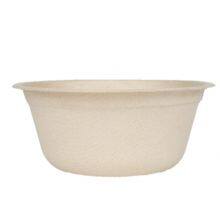 24oz 100% Biodegradable Compostable Disposable Bagasse Sugarcane Round Bowl (400/CS) thumbnail-2