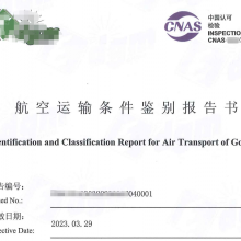 Air Freight Appraisal Certificate. Maritime Appraisal Certificate. MSDS Report thumbnail-2