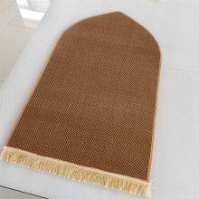 Factory Cheap Wholesale Muslim Prayer Mat Gift Set and Prayer Beads With Elegant Design Cylinder Gift Box thumbnail-5