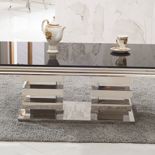 Latest Coffee Table Stainless Steel Base Marble Table Sets Superior Quality Center Table for Living Room thumbnail-3