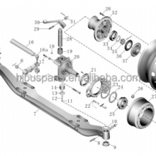 Other Performance Parts Auto Brake Systems 32x147-R1 EQ153 Other Truck Brake Systems Bus Brake Shoes for Bus thumbnail-6