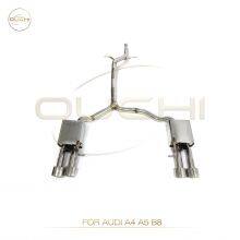 304 Stainless Steel Cat-Back Exhaust System for Audi A1/A6 A7 C8/ R8 V8 MK1 High Performance Exhaust Electronic Valve With Tips