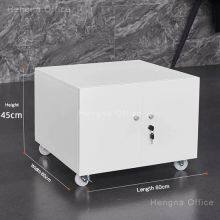 Modern Office Printer Stand Cabinet With Drawers | Quiet Rolling Base for Corporate Offices in New York | Durable Steel Construction thumbnail-5