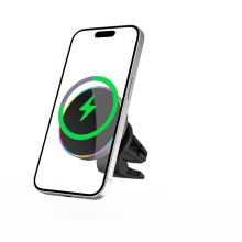 OEM Qi2 Wireless Car Charger 15W Air Vent Gravity Phone Holder Compatible for Iphone for Samsung All Qi Devices Factory Price thumbnail-1