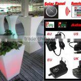 Solar LED Light Flower Pot With Remote Control YXF-4570S thumbnail-1
