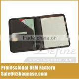 China Supplier Customize Zip Around Leather Padfolio In Notebooks thumbnail-4