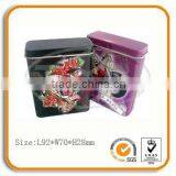 Metal Tin Box With Hinge for Cigarette