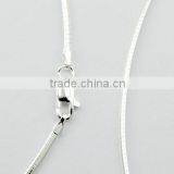 2mm Omega Chain Sterling Silver Indispensable Necklace thumbnail-1