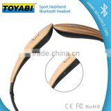 Newest Universal Wireless Bluetooth 4.0 Music Stereo Sports Headset Headphone W/microphone Vibration Neckband Style for IPhone thumbnail-4