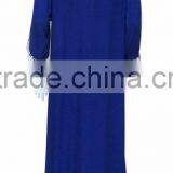 the Newest Short Sleeves Big Area Rope Embroidery Maxi Dress thumbnail-3