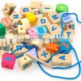 New Product Wholesale Kids Beads Game OEM Solid Wood Beads Game for Child EZ3015 thumbnail-2