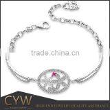 CYW Beautiful Butterfly Fashion Silver Chain Bracelet for Girl Jewelry thumbnail-1