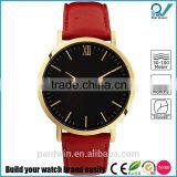 Glove Leather Strap Polished Gold 316l Stainless Steel Bezel and Buckle 50 Meters Water Resistant the Ultimate Fashion Watch thumbnail-1