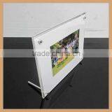 Customized Free Standing Acrylic Photo Frame With Advertising Nails thumbnail-1