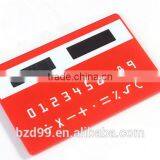 Promotional Gift Solar Power and Card Shape Mini Scientific Calculator / Electronic Gift Logo Custom Printed OEM Manufacturer thumbnail-2