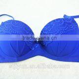 Hot Sexy Blue Ladies Cheap Bra Manufacturer in China