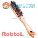 European Style Steel Wire Brush With Wooden Handle(itemID:QIAC)-Mary thumbnail-1