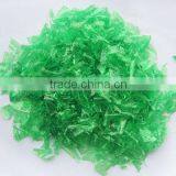 Hot washed green PET Flakes